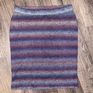 Lane Bryant- Multi-Colored Skirt